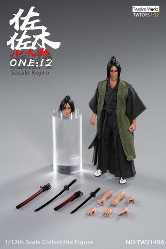 2pcs TWTOYS 1/12 Sasaki Kojiro Male Action Figure Model Collect Deluxe Edition - Picture 2 of 11
