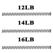 1911 lot 3X recoil spring kit, government size, 12LB, 14LB, 16LB recoil springs