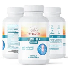 Joint Flex Support, Pain Relief, Increased Joint Stability -  60 Caps, Pack of 3