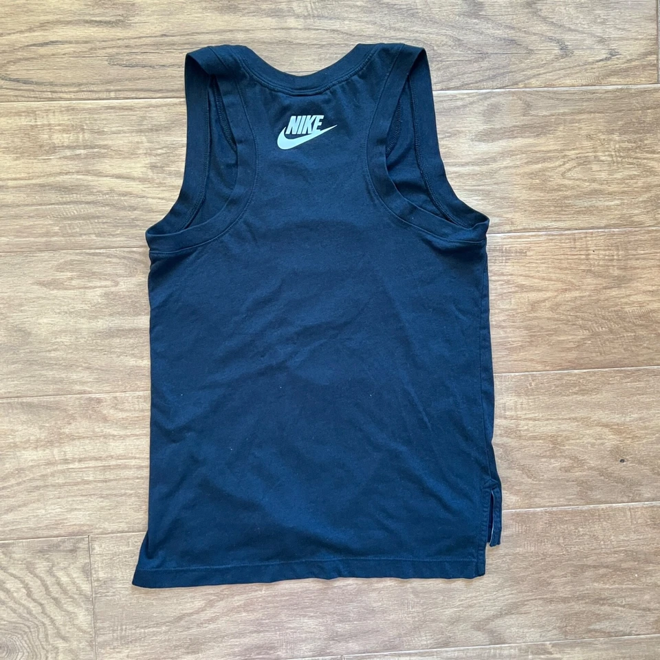 Camiseta sin mangas Nike para mujer talla XS negra/gris Just Do It Foto 2 de 4