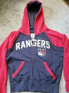 new york rangers zip up hoodie