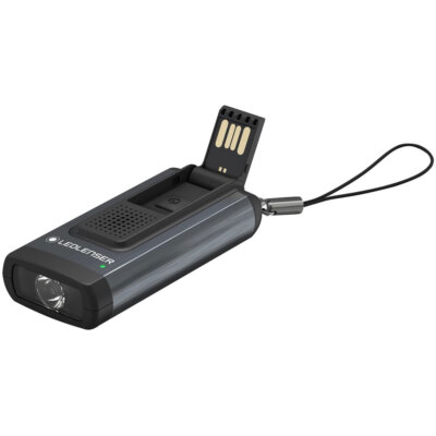 LED Lenser 502580 K6R Security Keychain Projector & Alarm
