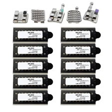 Orthodontic Brackets Braces OC orthodoncia MIM MBT 018 345 Hooks 5-5 10 Kits