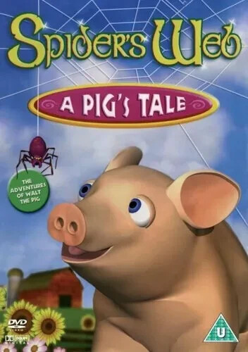 SPIDER'S WEB A PIG'S TALE THE ADVENTURES OF WALT THE PIG UK DVD NEW AND SEALED
