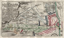 Minden Schlacht 1759 Original Kupferstich Raspe 1760