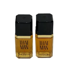Lot of Two That Man By Revlon Cologne Splash .5oz (×2)
