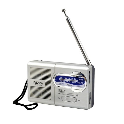 Pocket AM/FM Receiver Universal Portable AM/FM Radio Antenna Built in Speaker - Picture 6 of 7