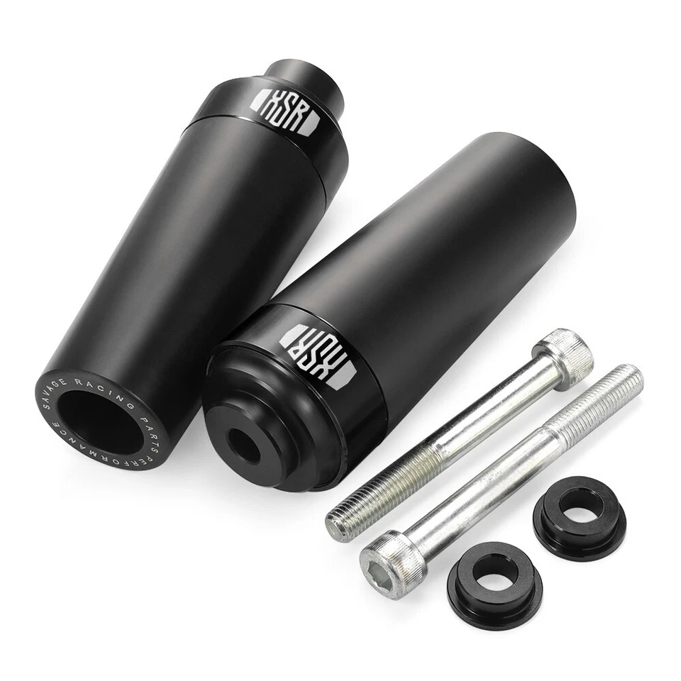 Deslizadores de marco CNC anti carenado protector contra choques aptos para Yamaha XSR900 2016-2021 Foto 3 de 4