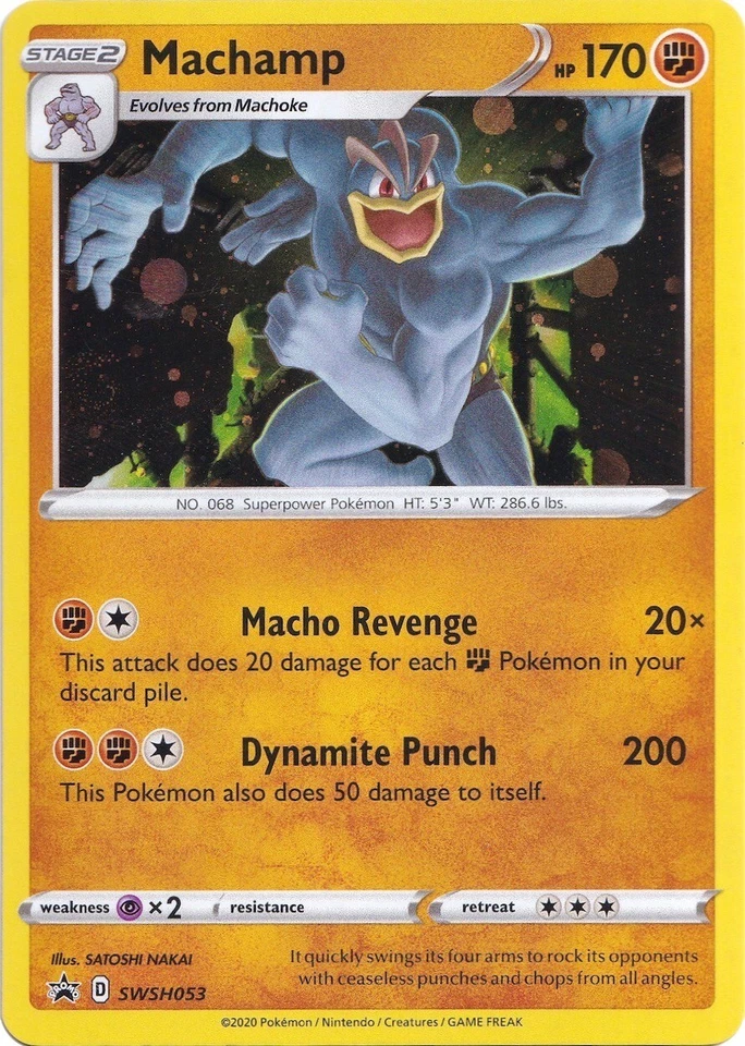 Machamp SWSH053 SWSH: Sword & Shield Promo Cards