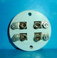EF Johnson 213 Ceramic Tube Socket for 304TL & Others Very Good Condition