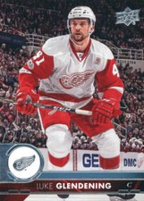 2017-18 Upper Deck Series 1 #68 Luke Glendening Detroit Red Wings