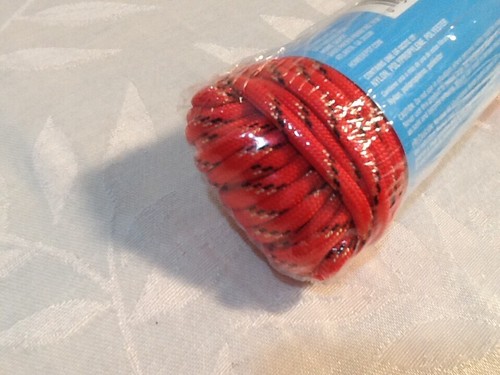 Everbilt Paracord 160lb work load 1/8in. x 50ft. New Nylon & Poly Blends / Red - Picture 5 of 9