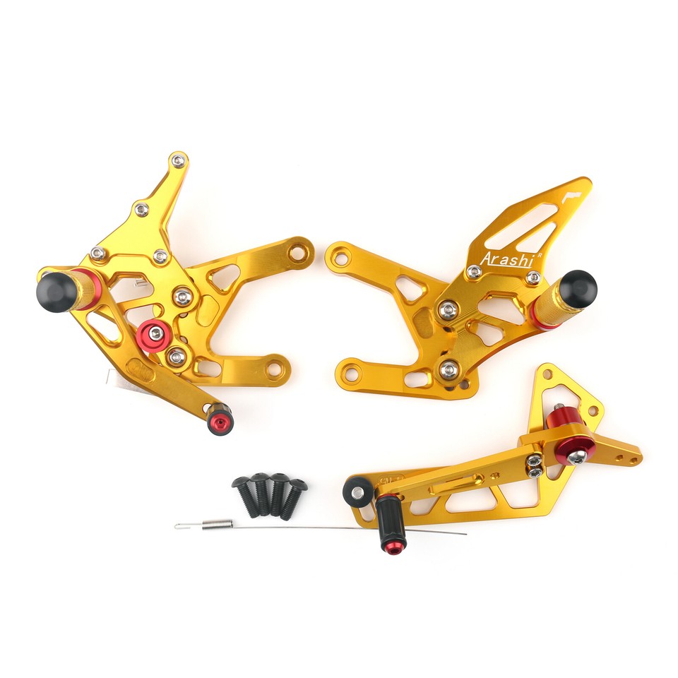 Paires De Cale-pieds Ajustables Avant Pour Yamaha YZF R3 2015-2018 Et XSR 900 2016-2019 - Aluminium Usiné CNC