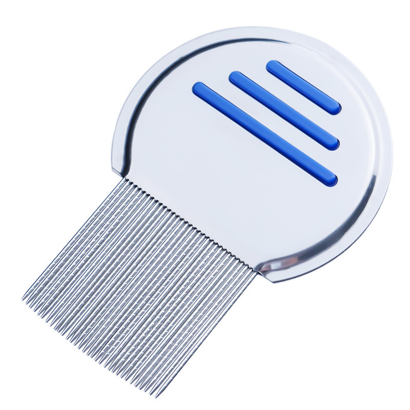 Pettine Anti-Pidocchi GIMA Per Bambini E Adulti – Denti In Metallo, Metodo Meccanico Naturale, Con Lente E Spazzola Incluse - 3