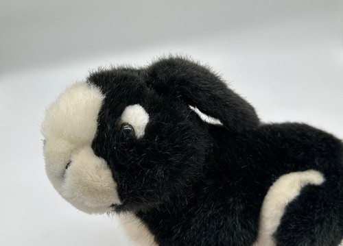 Vintage Kids of America 2004 Black White Bunny Rabbit Plush 10.5"L x 5.5"H - Picture 5 of 9