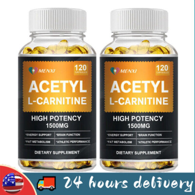 L-Carnitine 1500mg, High Potency Supports Natural Energy Production 240 Capsules