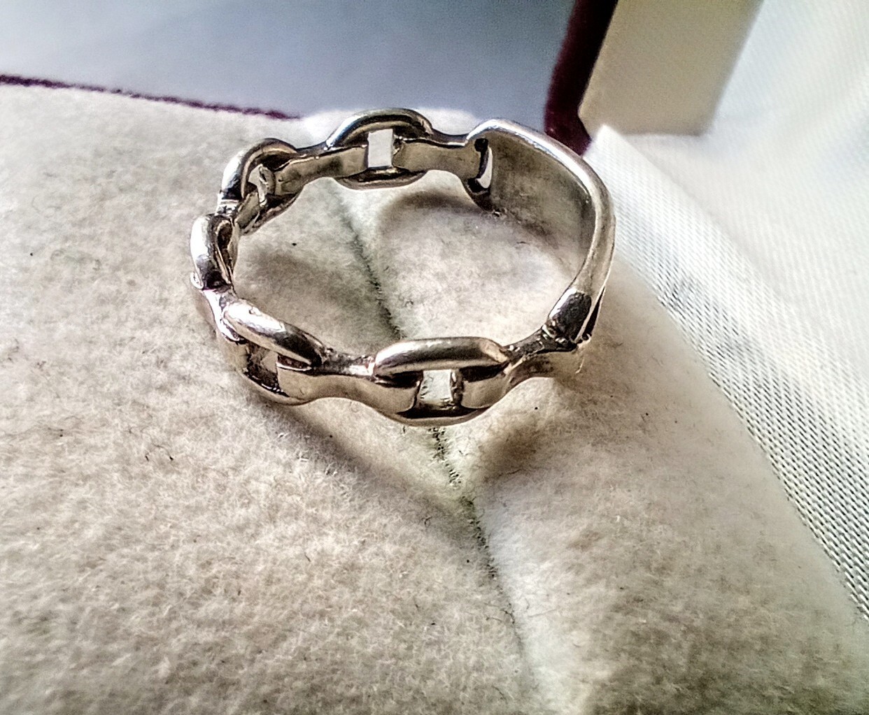 "MILLENIUM"  Vintage  STERLING  SILVER   RING - image 4