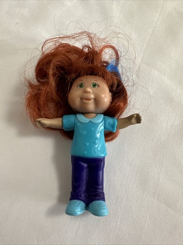 2008 Burger King Kids Meal Toys Cabbage Patch Kids Red Hair Blue Stripe - Picture 4 of 14