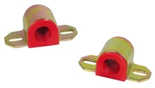 PROTHANE UNIVERSAL Front / Rear 25mm Sway Bar Bushing & "A" Bracket  (Red)