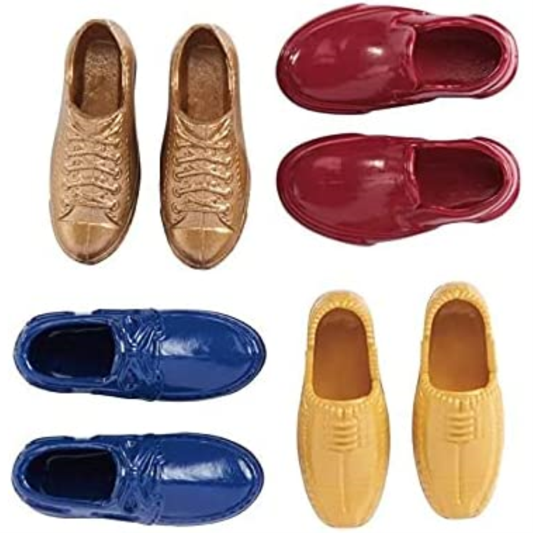Barbie Ken Shoe Assortment Set of 4 New Kids Childrens Toy