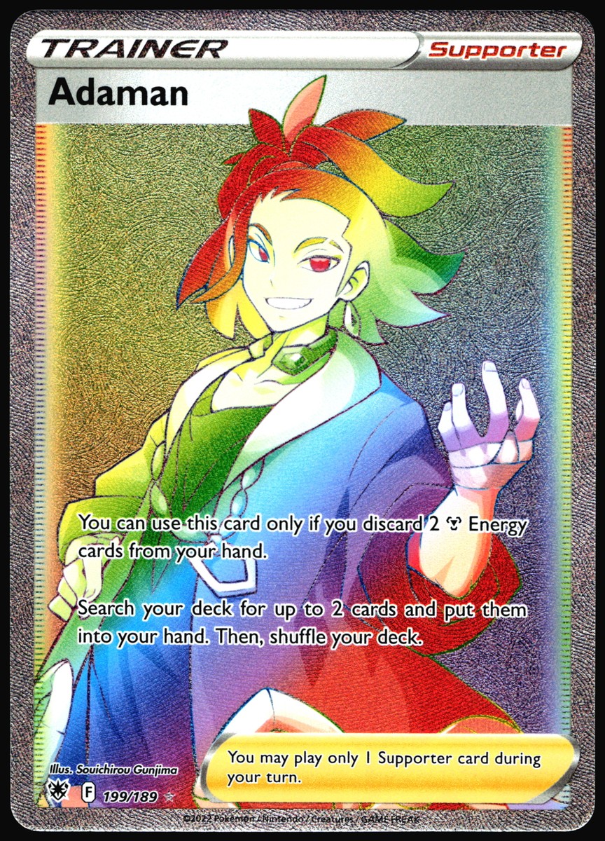 Adaman (Secret) Astral Radiance #199/189 Secret Rare Pokemon Card
