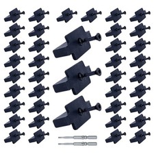 600 PCS Hidden Deck Fasteners for Composite Decking Universal Clips Black 600 Pc