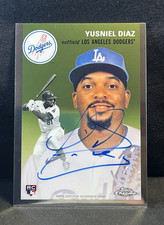 Topps 2023 Chrome Platinum Anniversary Yusniel Diaz Dodgers Rookie Auto #CPA-YD