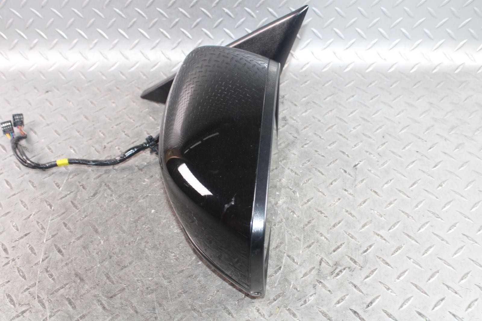 14-17 Ghibli *SCUFF* Black Driver Side Left LH Power Door Mirror Heated Glass OE