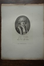 GERARD DE LALLY- TOLLENDAL (1751-1830). PORTRAIT ENGRAVING 18th century