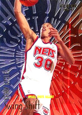 1996-97 FLEER SWING SHIFT KERRY KITTLES NEW JERSEY NETS #8 7V56