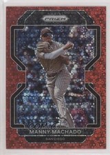 2022 Panini Prizm Tier II Red Donut Circle Prizm 34/99 Manny Machado #178 o7m