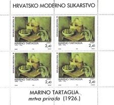 Croatia 1994 Sc 220a MS, MNH, Marino Tartaglia
