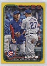 2024 Topps Update Veteran Combos Yellow Seiya Suzuki Shota Imanaga #US205 19b1