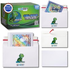 Trading Card Mailers 500 Pack 7 x 4.35 Shell Envelopes Hobby Armor Shipping