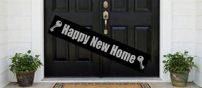 Personalisierte New Home Band Banner | Einweihung Party Dekoration Umzug Geschenk