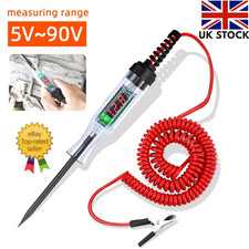 Car Circuit Tester Pen Auto Fuse Test Probe Light Tool For 6V 12V 24V DC Voltage