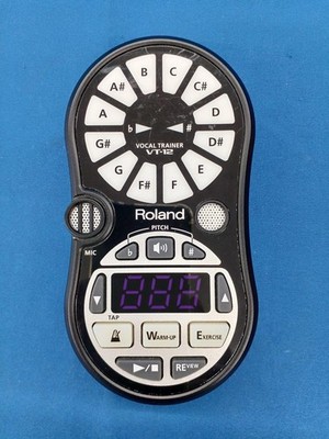 Roland VT-12 BK Vocal Trainer Ultimate Pocket Vocal Coach Orange Used Tested