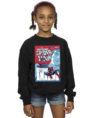 Marvel Mädchen Spider-Man Beyond Amazing Cover Sweatshirt
