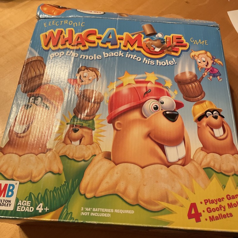 Vintage Whac-A-Mole 2004 Milton Bradley Electronic Game