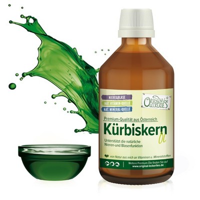 *500ml* Kürbiskernöl, Öl für Hunde, BARFen, nat. Vitamine+Mineralien Glasflasche
