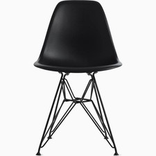 Genuine Herman Miller Eames Molded Plastic Side Chair - Wire Base