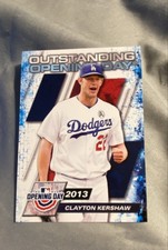2021 Topps Opening Day - Outstanding Opening Days Clayton Kershaw #OOD-9