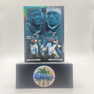 2024 Donruss #6 A.J. Brown / Jalen Hurts Production Line PHILADELPHIA EAGLES