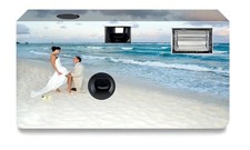 10 Wedding Disposable Cameras Tent Cards 27 Exp ISO 400 Color Film With Flash