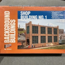 Walthers 933-3165 HO Shop Buildng No.1 Cornerstone Background Building Kit