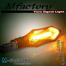 Motorcycle Clear Lens LED Turn Signal Light Indicator Lighting Sword
