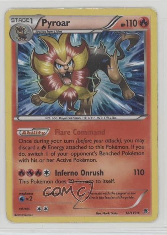 Pyroar Pokemon XY Phantom Forces #12