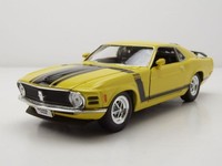 Ford Mustang Boss 302 1970 Gelb Modellauto 1:24 Welly