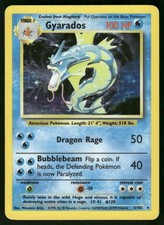 Gyarados 6/102 Holo Rare Base Set Unlimited Pokemon Moderately Played on eBay
