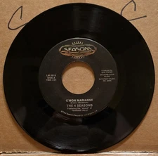 Four Seasons: C'mon Marianne/Stay - 7" Single 45 RPM - 4 Seasons Record Co.